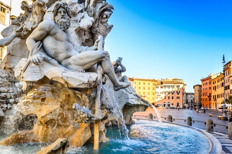 Piazza Navona, Rome in Italy